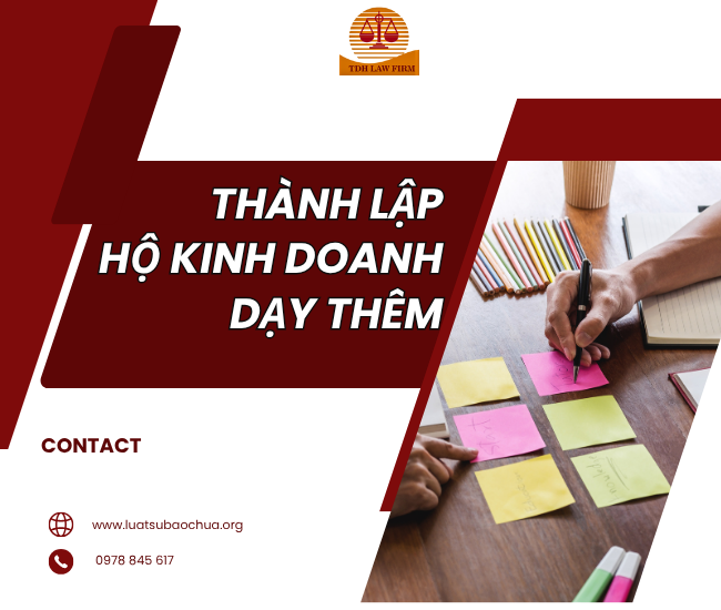 Tư vấn thành lập hộ kinh doanh dạy thêm